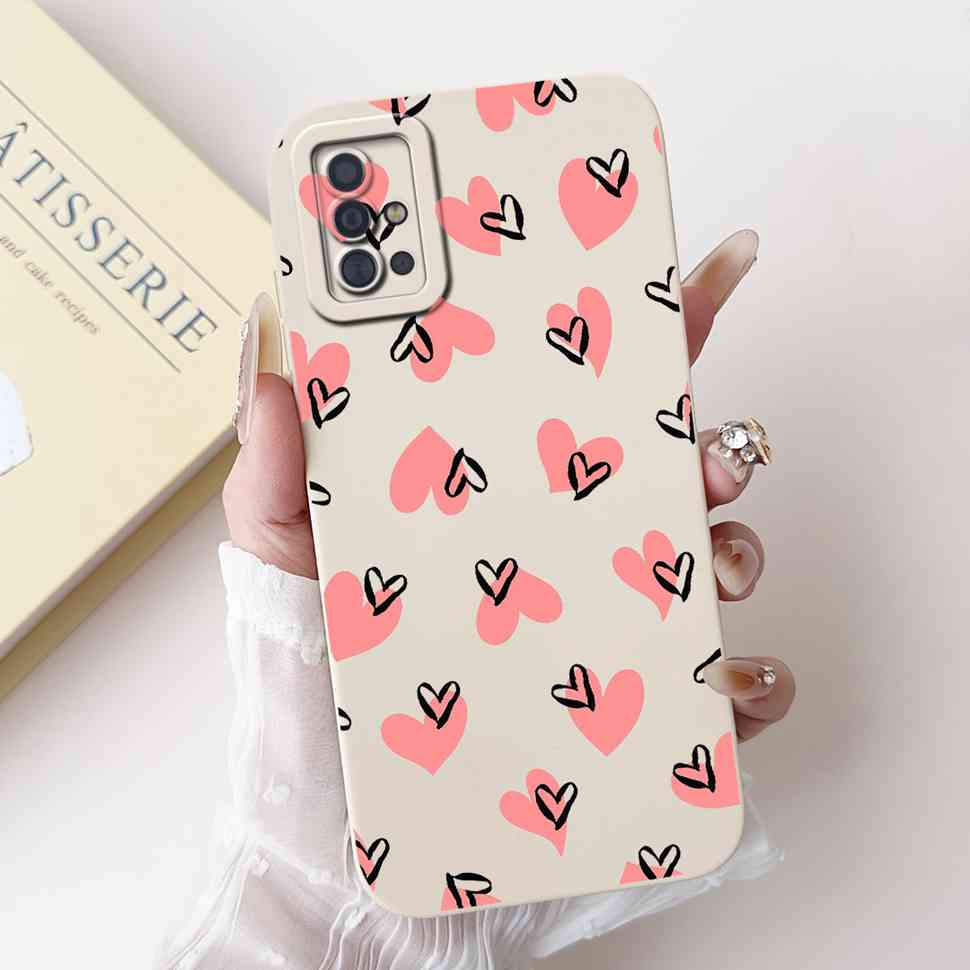 Für Samsung Galaxy A51 4G 6,5" Hülle SM-A515F Modisches Bemaltes Weiches Silikon TPU Cover Für Samsung A 51 SM-A515FN SM-A515X Bumper