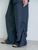Moi Fair Layered Skirt Pants / Charcoal