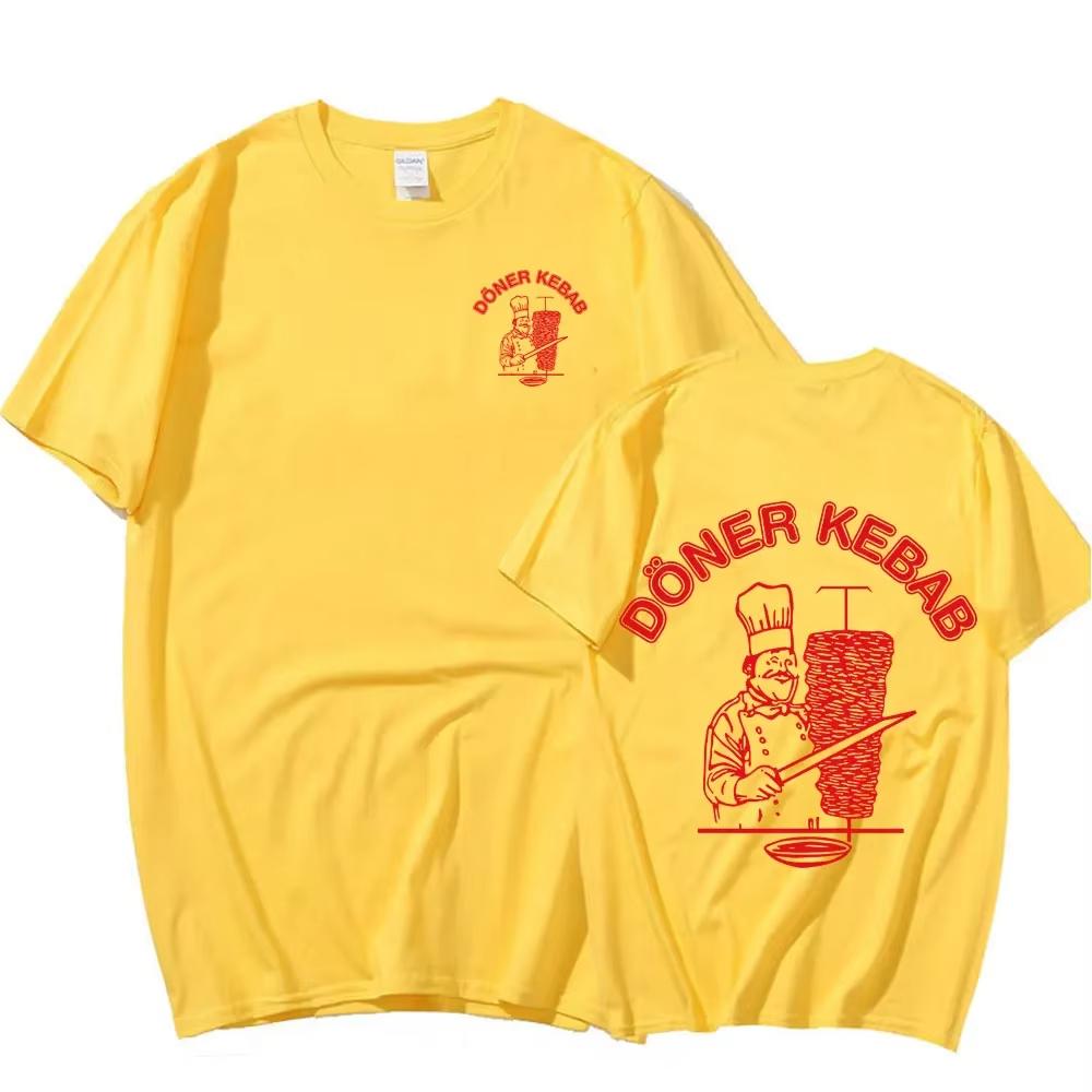 

Doner Kebab Graphic T-shirt For Men Summer Cotton Short Sleeve O-neck Tees Gothic Harajuku Streetwear Oversized Unisex Tops 4XL