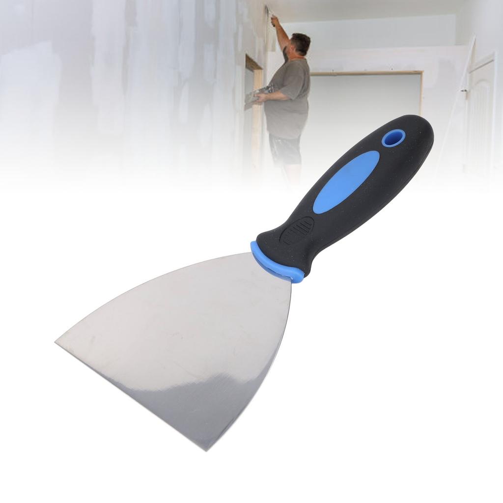 2PCS Putty Scraper Tools Stainless Steel Spatula Set for Repairing Applying Plaster Removing Wallpaper