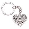 Souvenir Gift Couple Keychain Kiss Charm Lover Key Ring 28mm Ring