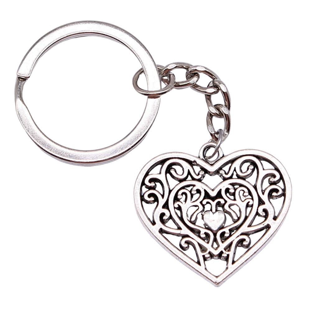 Souvenir Gift Couple Keychain Kiss Charm Lover Key Ring 28mm Ring