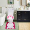 Elastic Easter Rabbit Toilet Seats Cover and Toilet Rugs U Shaped Adds a Touch of Fun to Your Bathroom Decoration