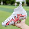 Mandarin duck football shoes men's and women's broken nails long and short nails ag primary and secondary school students children's high-top trainin