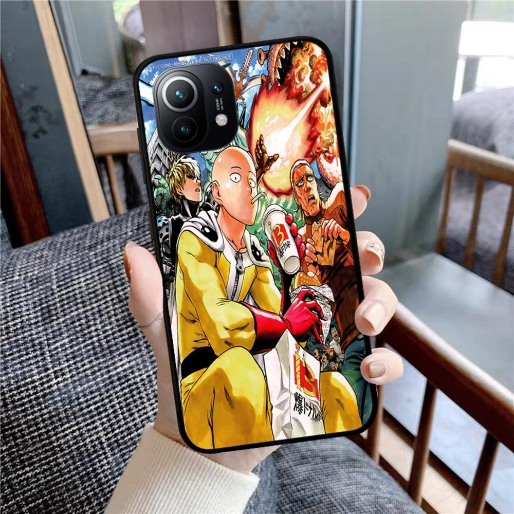 One Punch Man Phone Case For Xiaomi Mi 5X 8 9 10 11 12 Lite Pro 10T PocoX3pro PocoM3 Note 10 Pro Lite