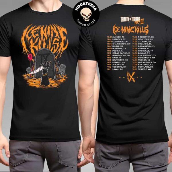 The Ice Nine Kills TOT3 Tour Merchandise Two Sides Unisex T-Shirt S