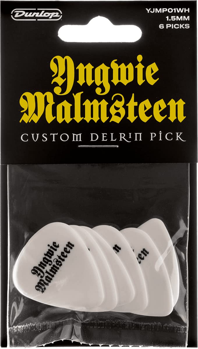 

JIM DUNLOP Jim Dunlop YJMP01WH Yngwie Malmsteen Pick YNGWIE MALMSTEEN 6 pieces Players Pack White 1.5mm []
