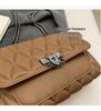 2024 Women's Retro Diamond Lattice Chain Crossbody Bag - Fashionable Small Square Shoulder Bag