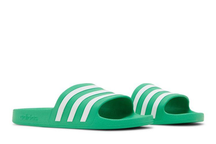 adidas Adilette Aqua Slides 'Vivid Green'
