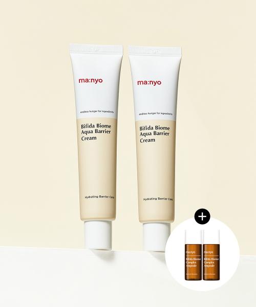 Manyo Factory [16ml Ampoule Gift] Bifida Biome Aqua Barrier Cream 80mlx2ea none