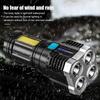 1-10PCS Powerful Flashlights Portable Rechargeable LED Camping Lamps Torch Light Waterproof Long Range Lanterns Self Defense