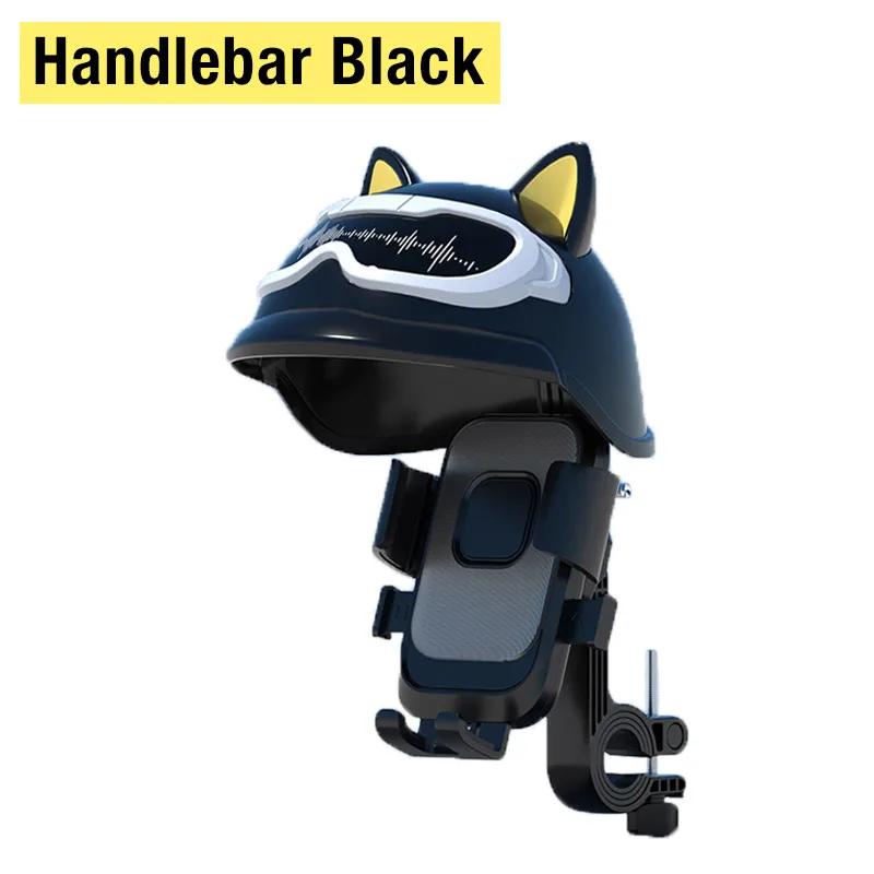 360°Rotation Bicycle Motorcycle Phone Holder Outdoor Cycling Navigation Stand Sunscreen Rainproof Small Helmet For All Smatphone