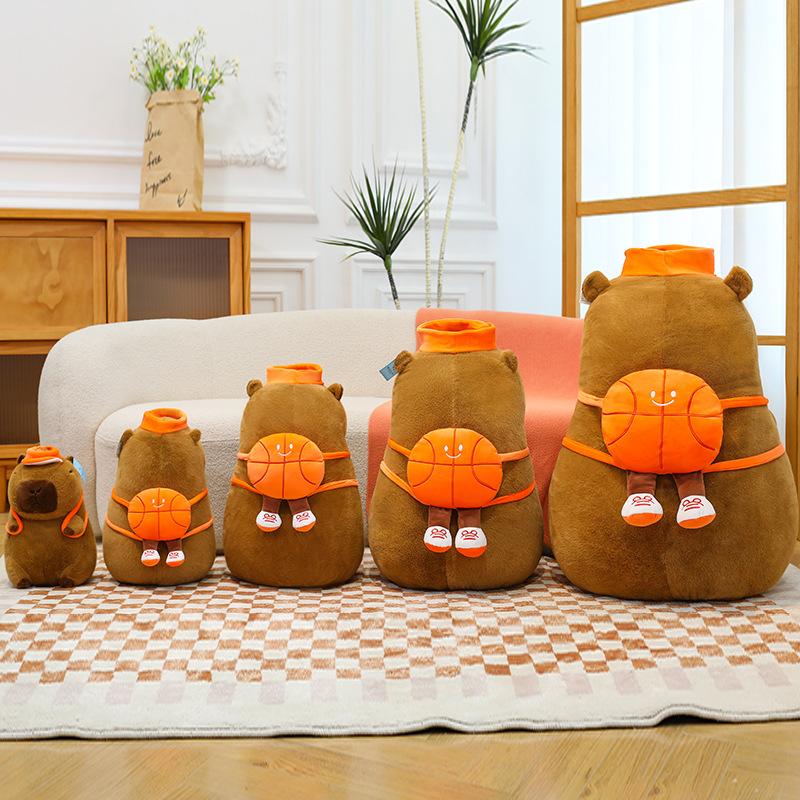 New Full-size Kapibara Plush Toy Large Capybara Doll Grab Machine Doll Girl Children's Gift