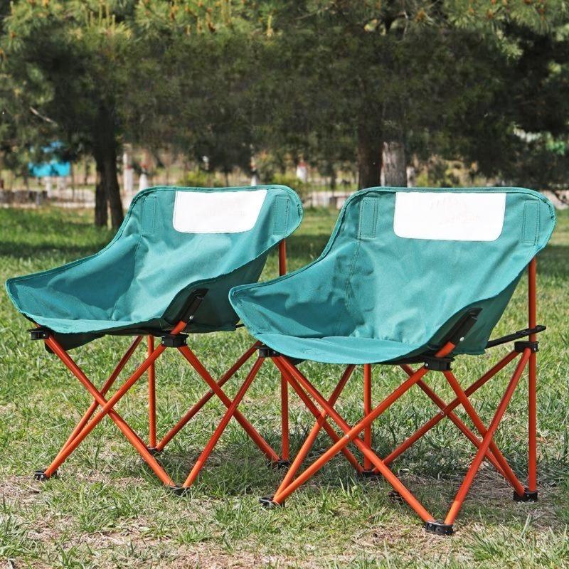 Portable Folding Lightweight Outdoor Chair with Side Pocket for Camping Hiking, Beach, Picnic, Patio, Backyard, Fishing, Travel