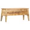 Storage Chest 99 x 35 x 48 cm Solid Mango Wood