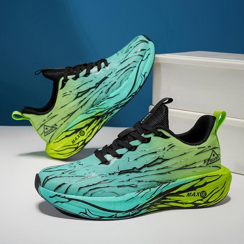 True explosion shock absorption technology lightning soft sole rebound casual sports shoes carbon board training shoes comfortable running shoes