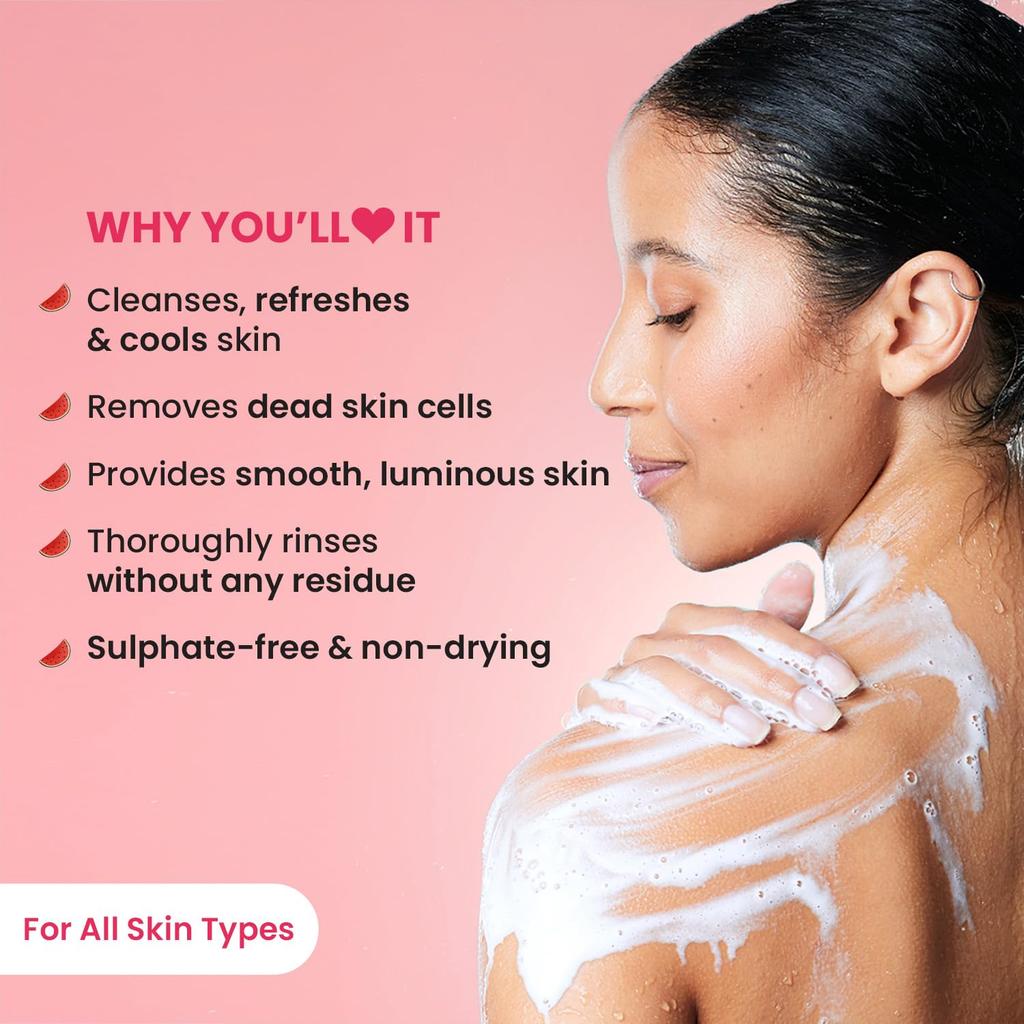 Dot & Key Wassermelone + Glykolsäure Fresh & Cool Duschgel Für Strahlende Haut | Für Alle Hauttypen | Spendet Feuchtigkeit & Peelt Sanft | Nicht Austrocknend |