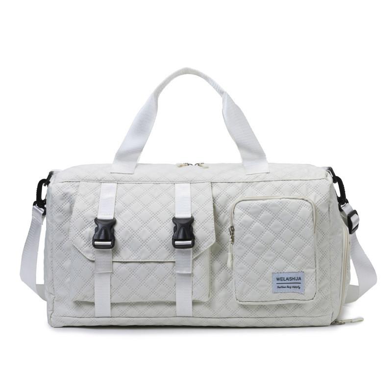 Ielgy Travel Bag Large-Capacity Multifunctional One-Shoulder Sports Gym Bag Simple Portable Messenger Bag