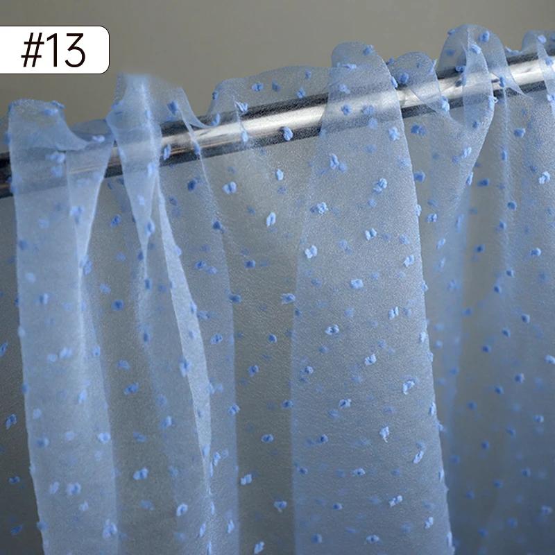 Seersucker Lace Fabric Black Polka Dot Tulle Fabric for Wedding Dress Bridal Veil Tutu Dress Baby Girls Puffy Clothing Sewing