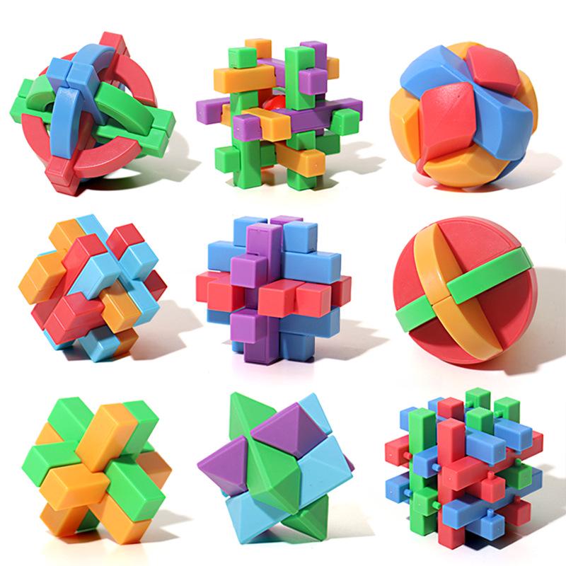 Luban Kongming Lock Puzzle Set: Educational Assembly & Disassembly Toy for Kids