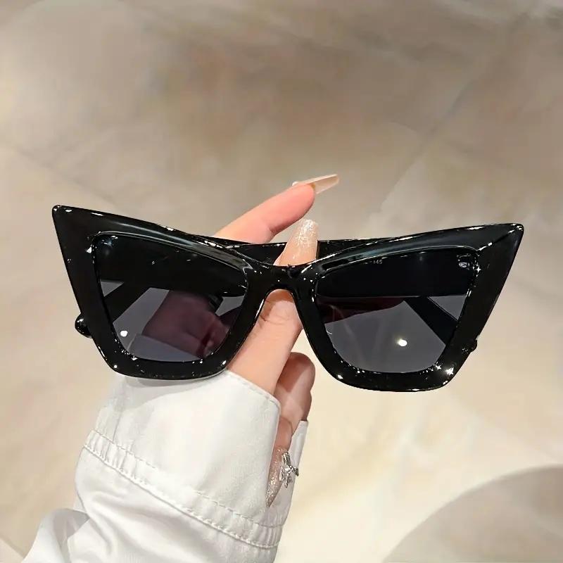 Occhiali da Sole Oversize Cat Eye alla Moda Per Donne Per Uomini Colore Graduale Montatura a Forma di Gelatina Occhiali Per Feste Estive in Spiaggia