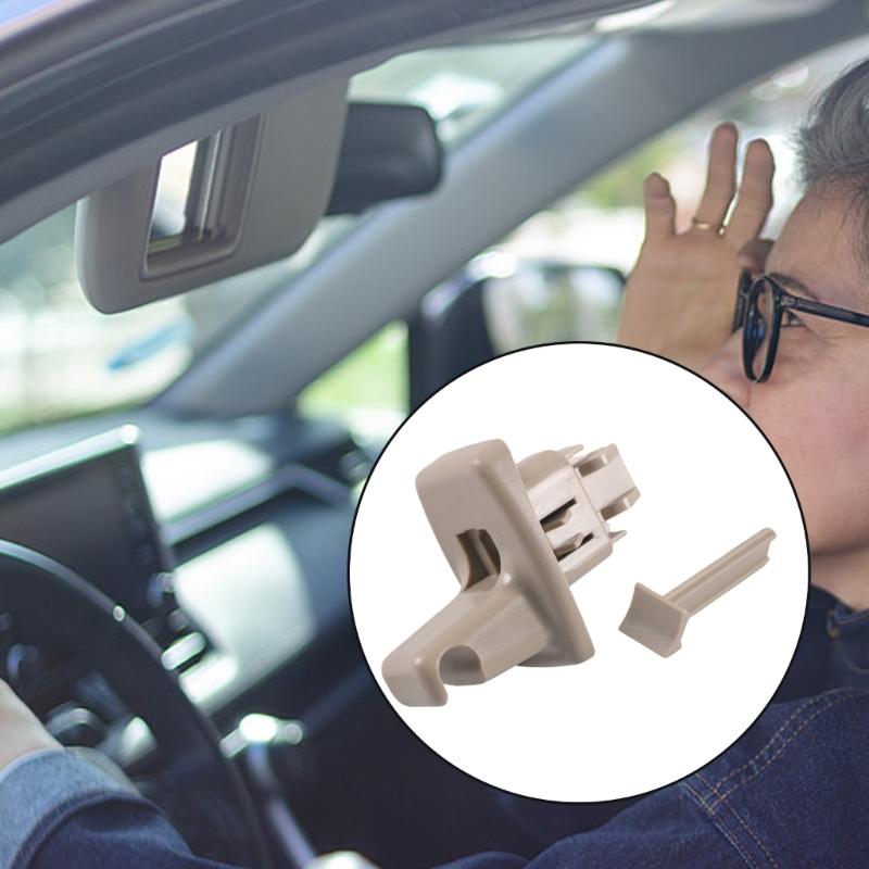 Precise Fit Sun Visors Clip Holder High Strength ABS Construction For Select Car Models Secure Antislip Design Easy Snap Installation