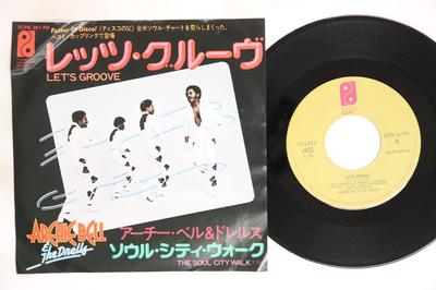 7inch Record ARCHIE BELL  THE DRELLS  Lets Groove ECPB367PH PHILADELPHIA 1976 Japan SoulFunk Used