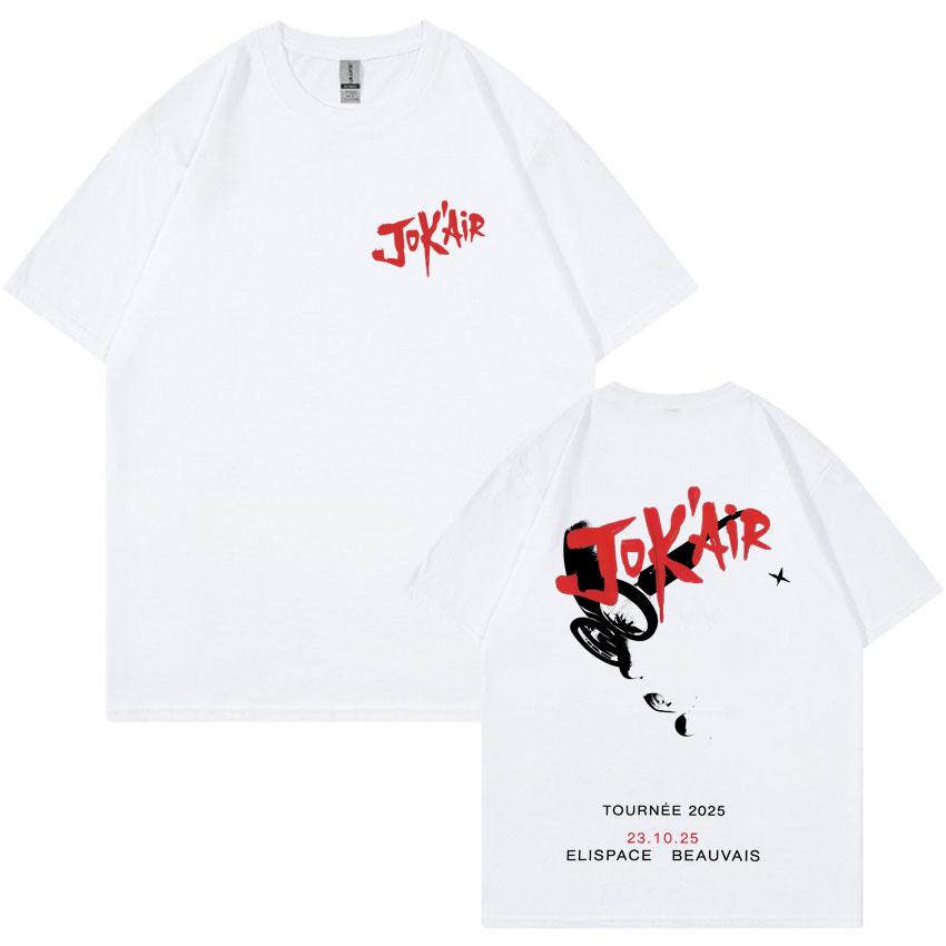 Rapper Jokair Melvin De Paris Graphic Harajuku Tshirt Mens Women Aesthetic Hip Hop Music Short Sleeve Tshirts Casual T Shirts