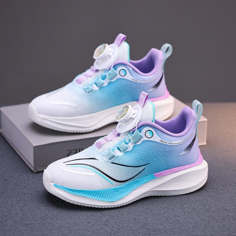 Chitu Boys' Breathable Mesh Running Shoes - Lightweight, Soft Sole Sports Sneakers for Mid-to-Large Children