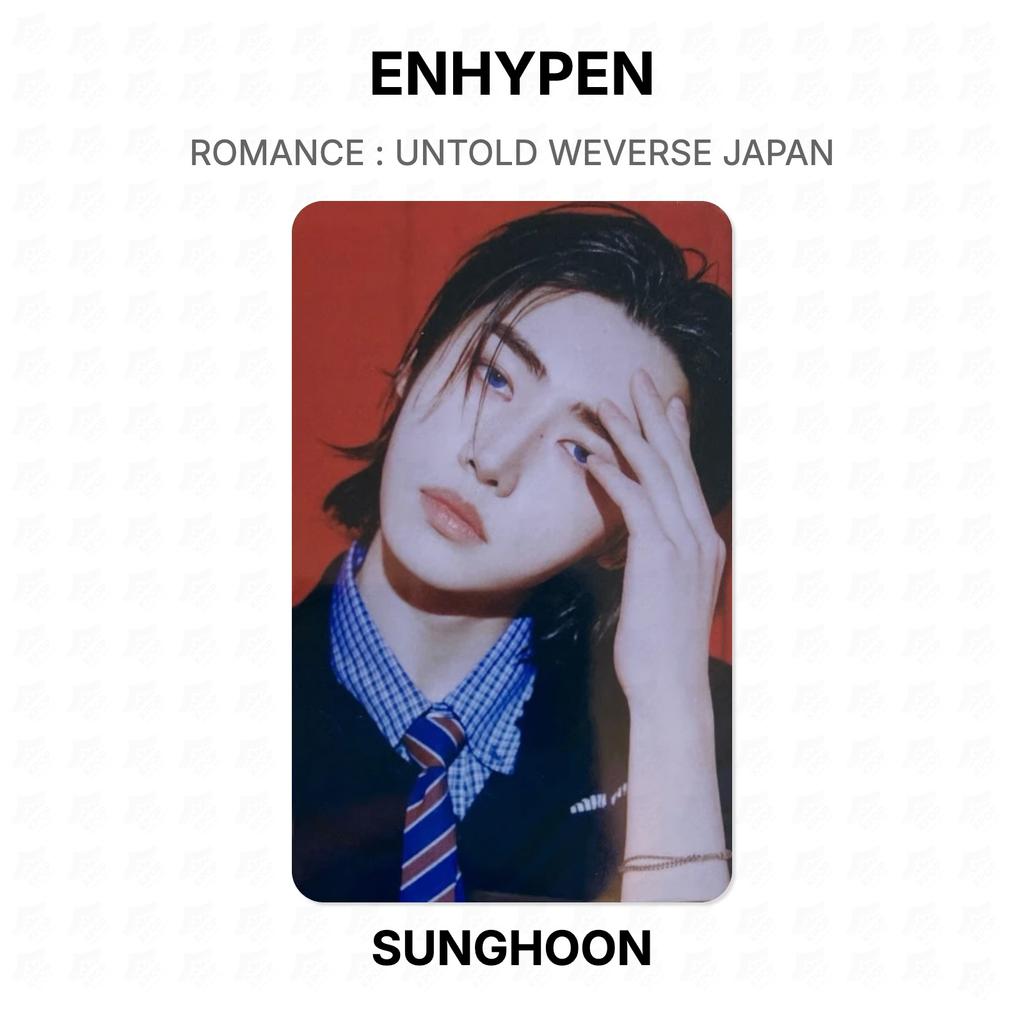 ENHYPEN ROMANCE : UNTOLD WEVERSE JAPAN Official Photocard