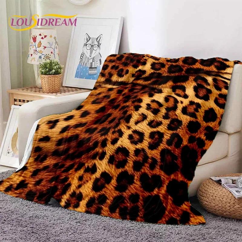 3D Colorful Zebra Stripe Leopard Tiger Soft Flannel Blanket for Bed Bedroom Sofa Picnic,Throw Blanket for Cover Outdoor Nap gift