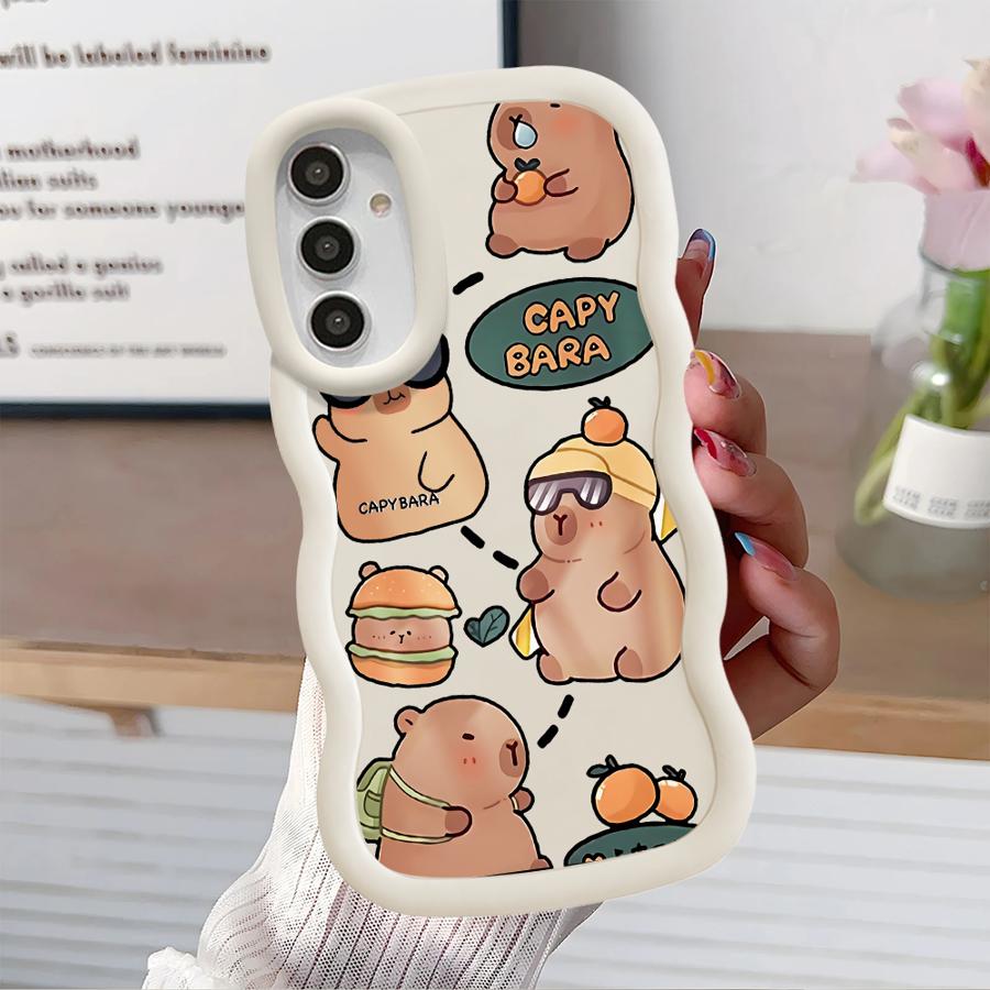 

Soft Phone Cover Case for Samsung Galaxy A16 A15 A52 A13 A11 A14 A12 A21s A06 A23 A04 A22 A53 A33 A05 A03 Capybara Cartoon Galaxy A04e