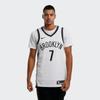 Nike Straight Fit Quick-Dry Basketball Jersey - Nets Kevin Durant No. 7 Men Jersey White 864401-103