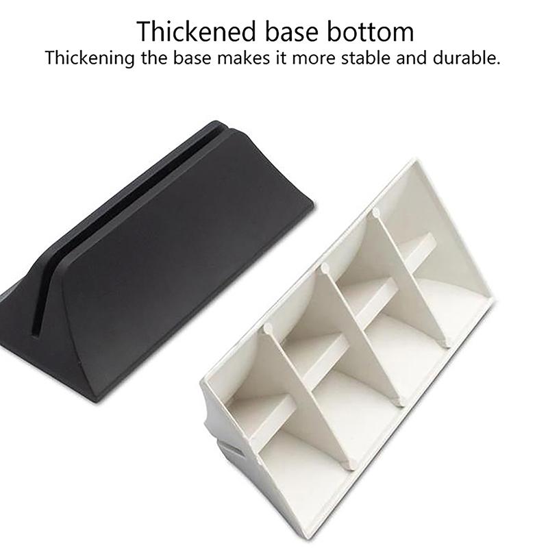 1Pc Desktop Screen Plastic Clip Furniture Glass Baffle Fixing Clamp Removable Support Brackets Office Desk Isolation Board Base