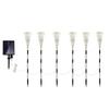 Solar Powered Lights Copper Wire Starburst Fairy String Garden Landscape Light Christmas Outdoor Decor Path Lawn Waterproof Lamp