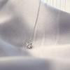 Cut Face Ball Three-Dimensional Geometric Short Pendant Collarbone Chain Simple Student Tide Gift Hollow Rubik'S Cube Necklace Women