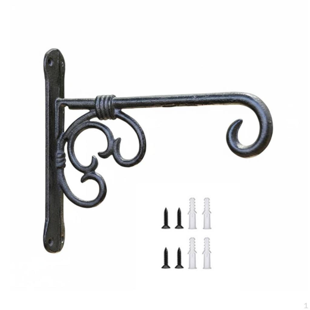 Cast HeavyDuty Coat Hook Decorative Rustic Wall Heavy Duty Vintage Style Hat Rack for Entryway,