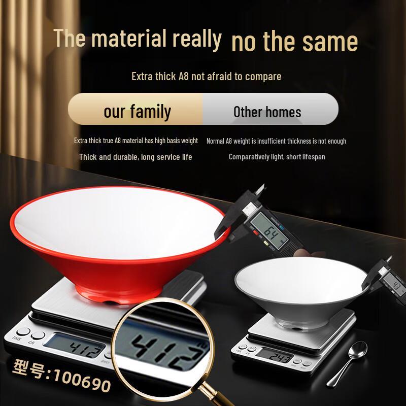 A8 Melamine Commercial Luosifen Noodle Bowl