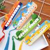 Cartoon Tianzige Calligraphy Bookmark for Kids: Creative, Hard-Pen Paper, Irregular Shape, Perfect for Kindergarten & Elementary Students.