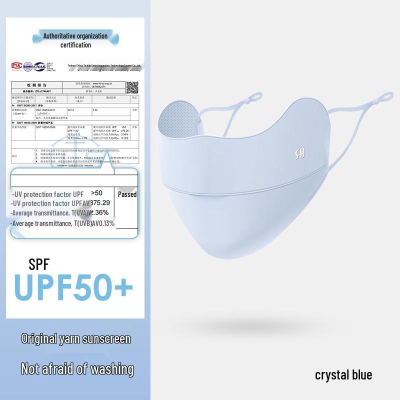 Women's Gradient Summer Sunscreen Mask - UV Protection, Breathable, Cool, Riding Face Cover