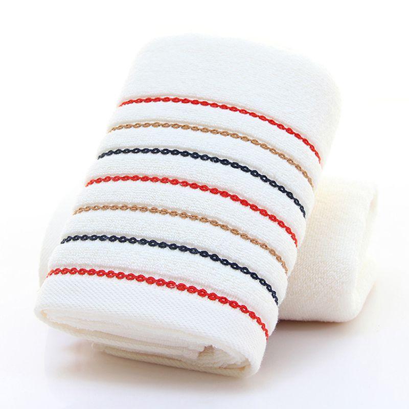 Large Striped Cotton Towel Soft And Absorbent Bath And Shower Towel For Adults And Kids