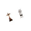 Mother Mary Astronaut Sculpture Modern Catholic Religious Ornament Creative Figurine for Bedroom