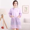 Durable Long-Sleeved Kitchen Apron Oil-proof Waterproof Adult Smock Lightweight Washable Catering Waiter Work Overalls