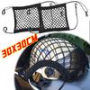 Net High Elastic Double Layer Motorcycle Nets with Hooks Luggage Net for Motorcycle Cargo Helmet Storage Bungee Cargo 30x30cm