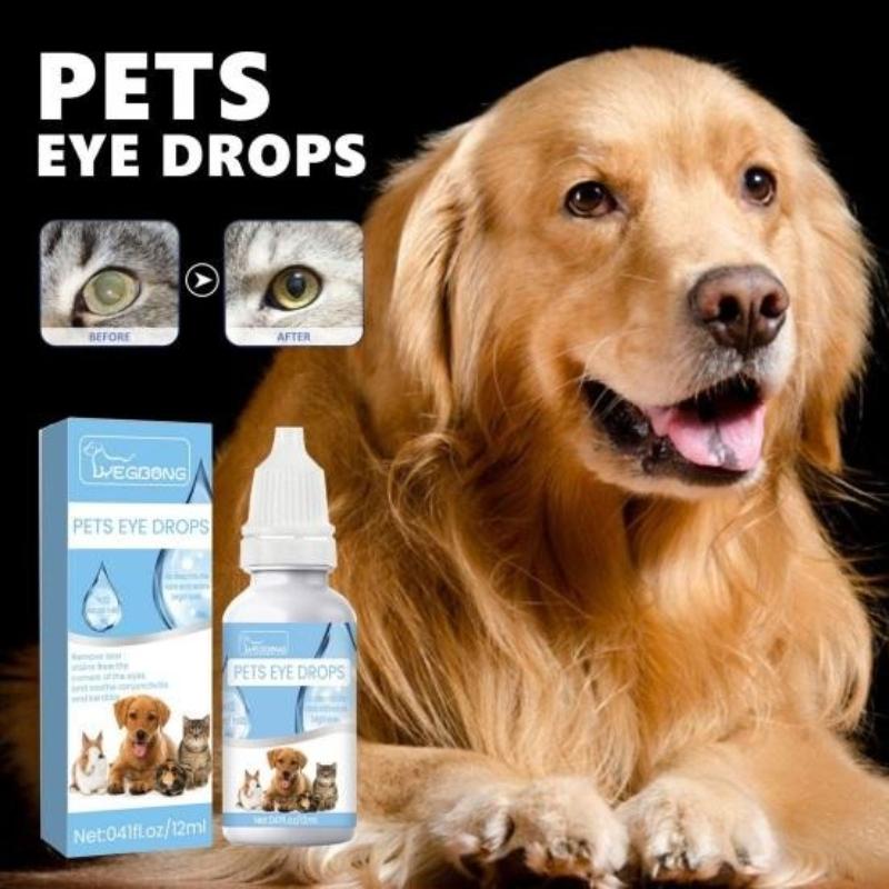 Pet Eye Drops Remove Tear Mark Relieve Eye Itching Ingredient Safety Non-irritating Effective Pet Eye Drops