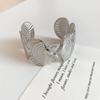 Metal Ocean System Pleated Starfish Open Bracelet Niche Ins Wind Bracelet Light Luxury High-end Jewelry Women