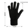 USB Heated Full-Finger Plush Gloves