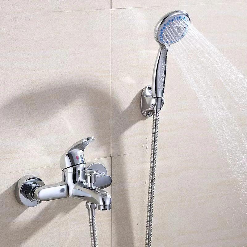 Bathtub Faucets Toilet and Cold Basin Faucet Triple Shower Set  Shower Faucet Bathroom Faucets Wall Mounted Deck Mounted
