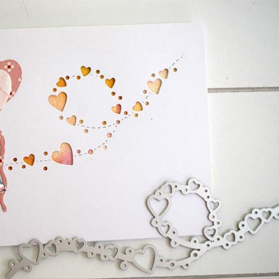 Heart Lace Metal Cutting Die Stencil DIY Scrapbooking Album Cards Making