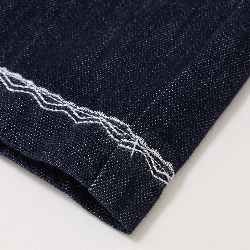 IEF 2025 Autumn Plus Size Denim Wide-Leg Pants